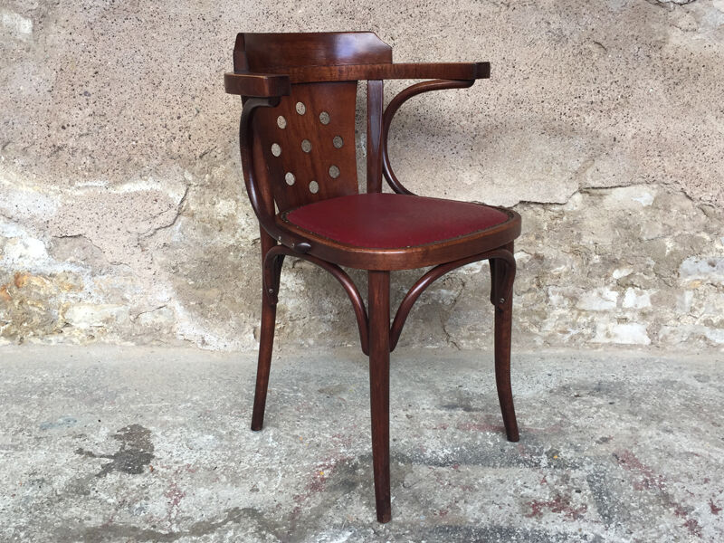 Bistro armchairs, bentwood, Scheepers, made in Belgium