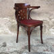 Bistro armchairs, bentwood, Scheepers, made in Belgium