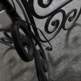 Vintage wrought iron floor lamp