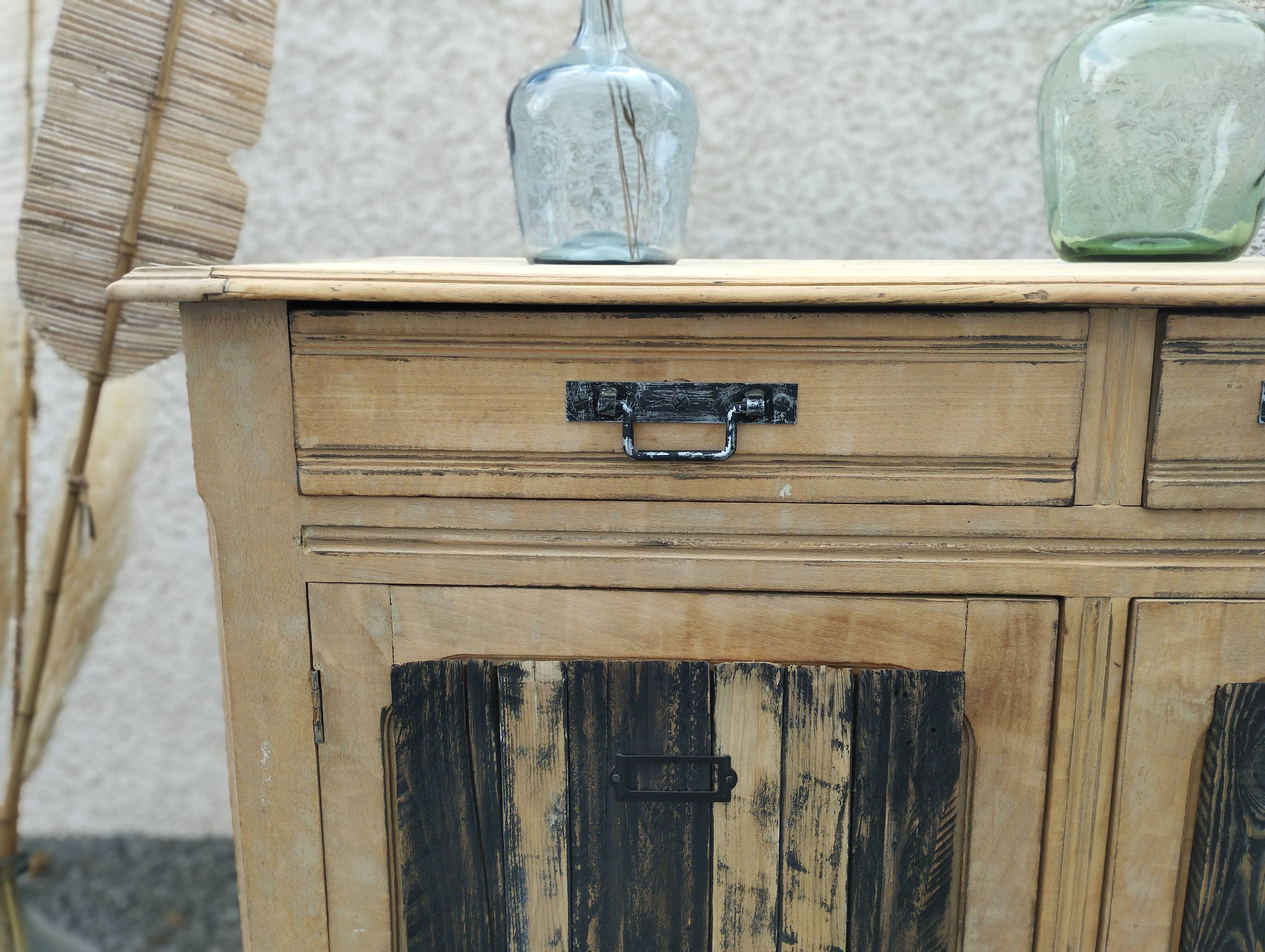 3-door wooden sideboard / Esprit Atelier furniture