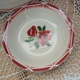 2 old dishes Digoin and Sarreguemines