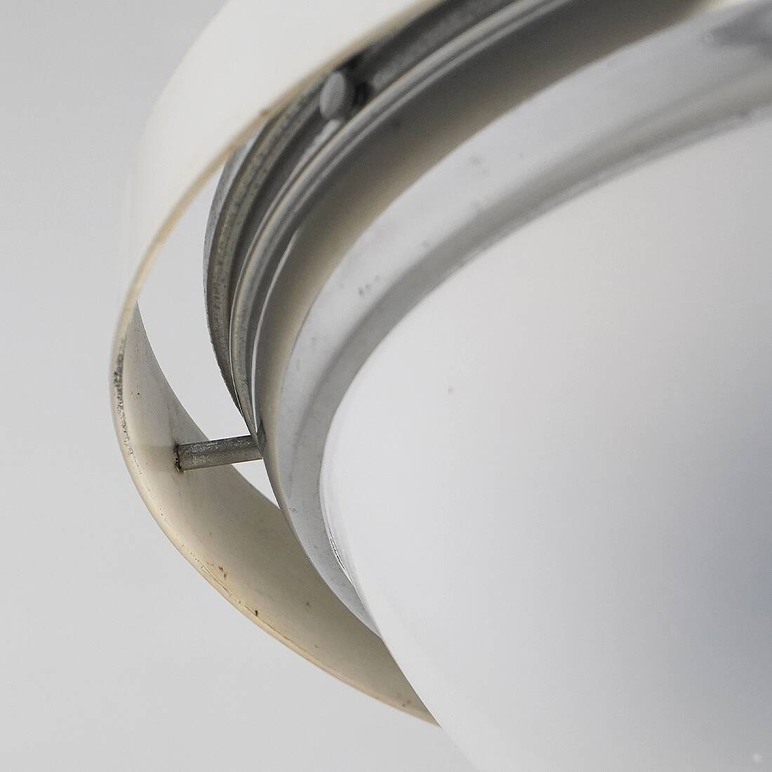 Chandelier chromé de l'ère spatiale, années 1970