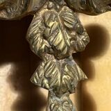Pair of LXV style gilt bronze wall lights