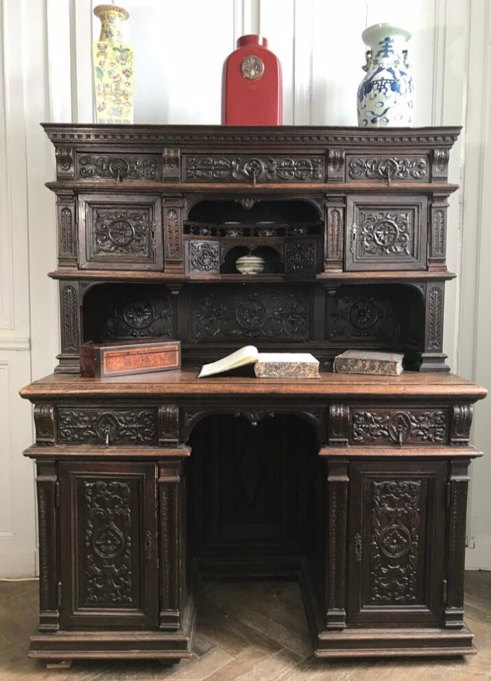 Secretary, Renaissance Style, Nineteenth Century