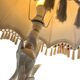 Vintage xl italian high table lamp (1m high!)