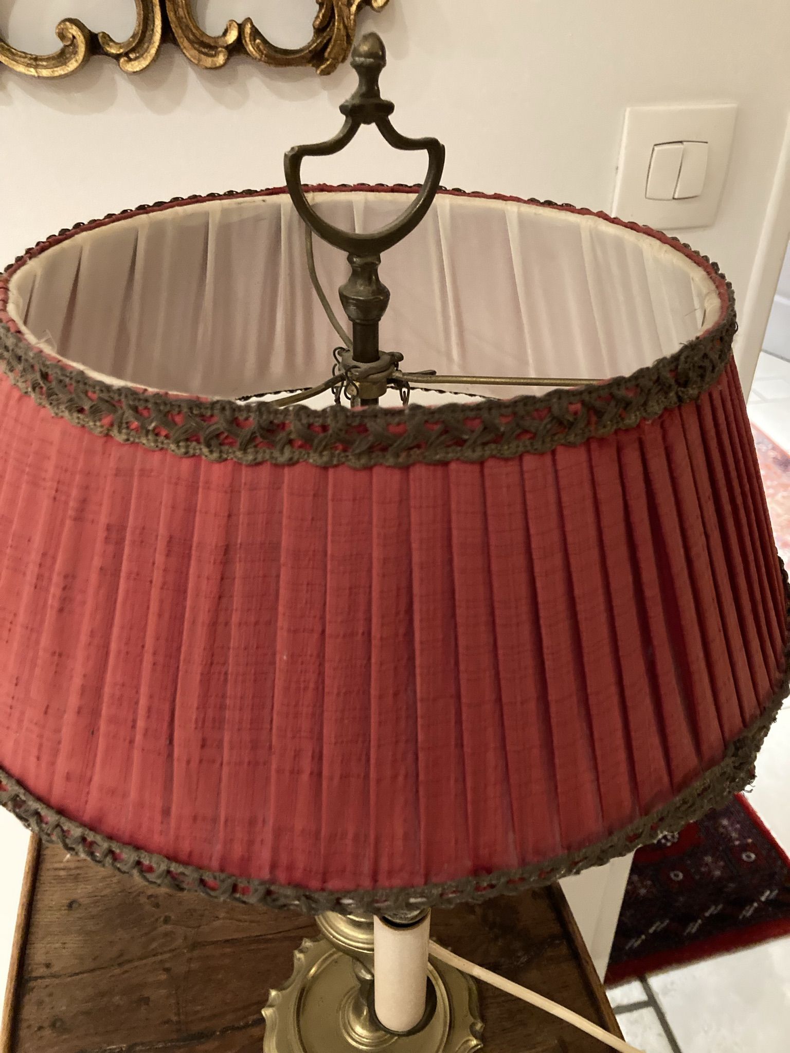 Lampe bouillotte de style Louis XVI