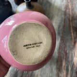 Arts cerams Grand feu enameled ceramic bowl, Saint Armand 1960