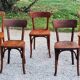 Set of 5 Stella Thonet bistro chairs from the 1950s