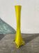 Soliflore en verre jaune Murano 1960
