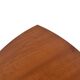 Vintage set of 3 wooden and metal side tables from the 1980s