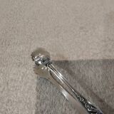 Silver-plated metal sugar tongs, Ercuis silversmith, Louis XV model, 29