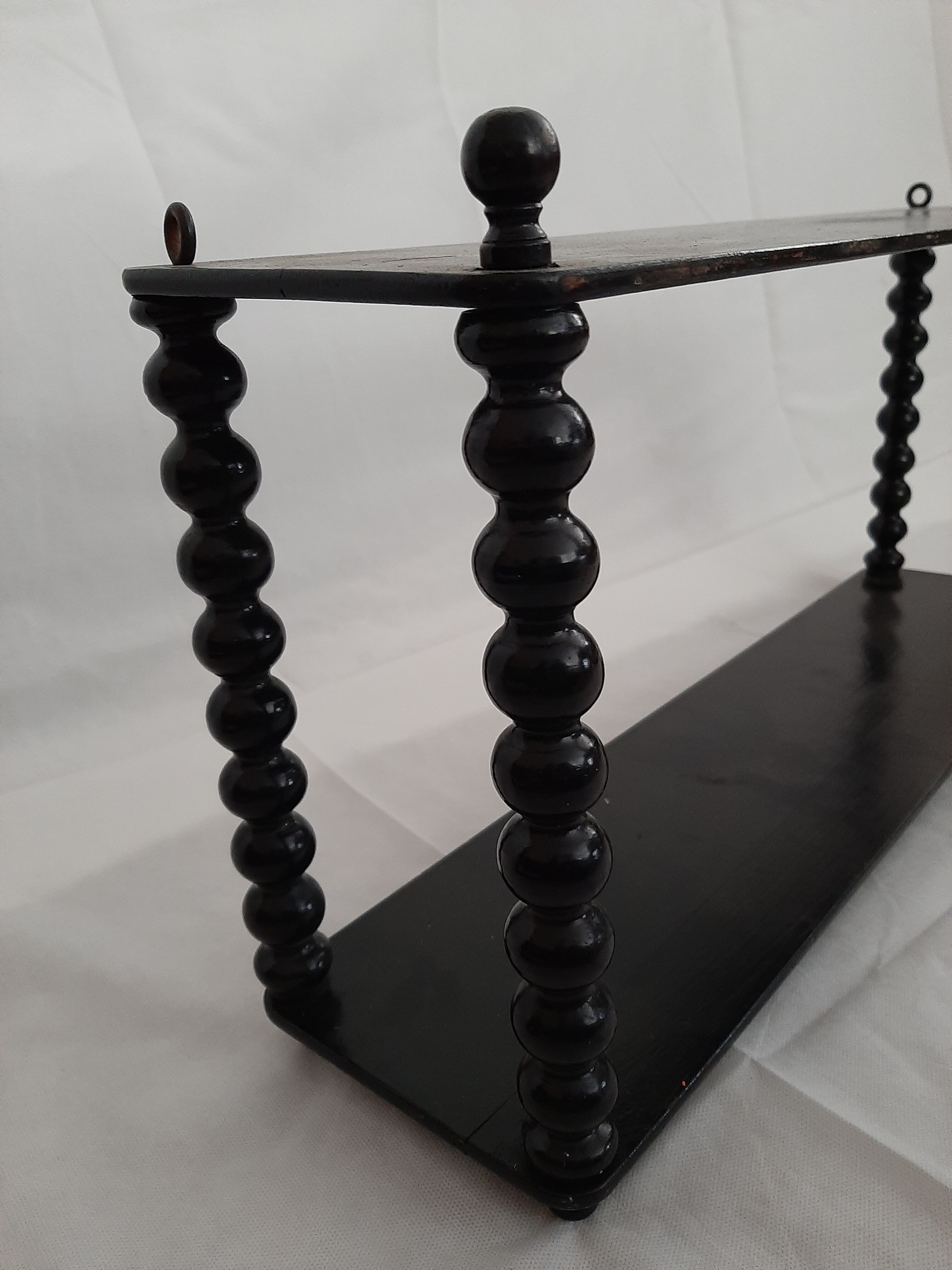 Pair of wall shelves Napoleon III - 19th - Feet turned