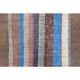 Vintage Turkish Hand-Knotted Wool Cotton Beige Kilim Runner Rug 87x237