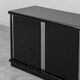 Enfilade en bois noir brillant cidue