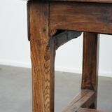 Antique French dining table made of fruitwood  from the late 18th century