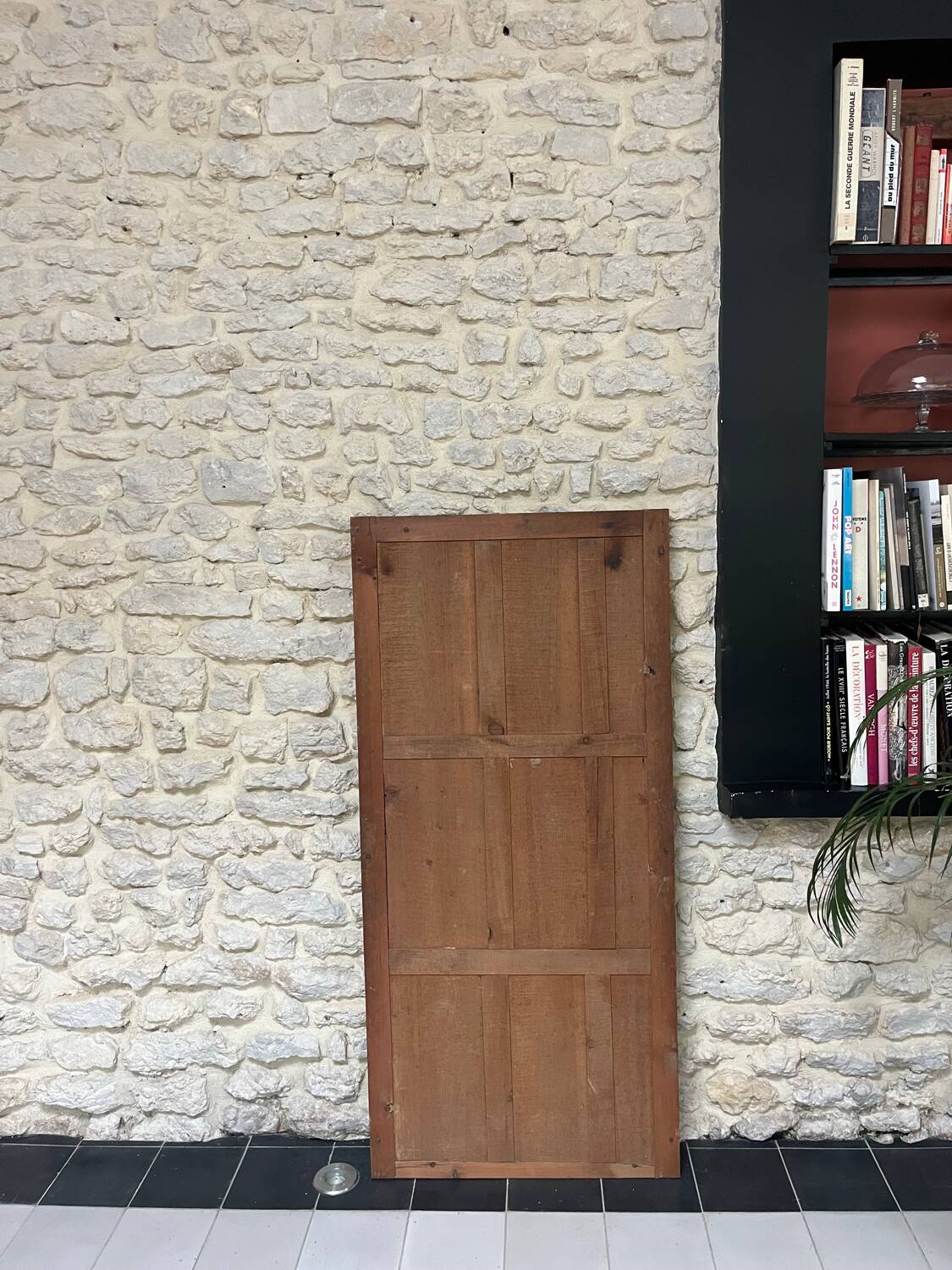 Antique mirror, 145/68cm, gilded with gold leaf and mercury.