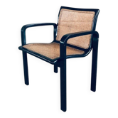 Italian Design Bentwood & Webbing Armchair, 1970s