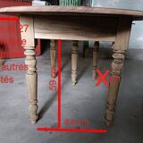 Renovated oval table