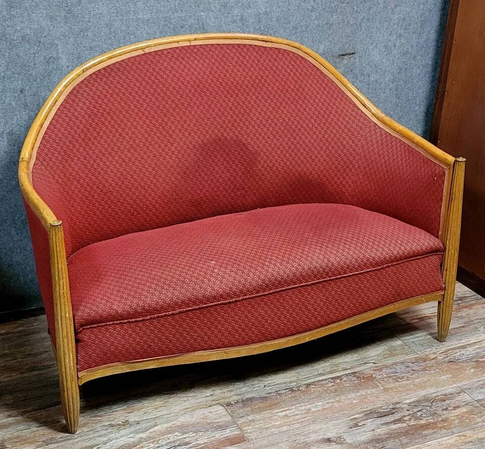 Art Deco period bench by Paul Pollot (1877-1942)