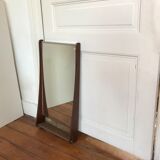 Vintage mirror metal and wood 36x67cm