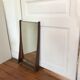 Vintage mirror metal and wood 36x67cm