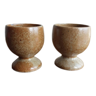 2 stoneware shells