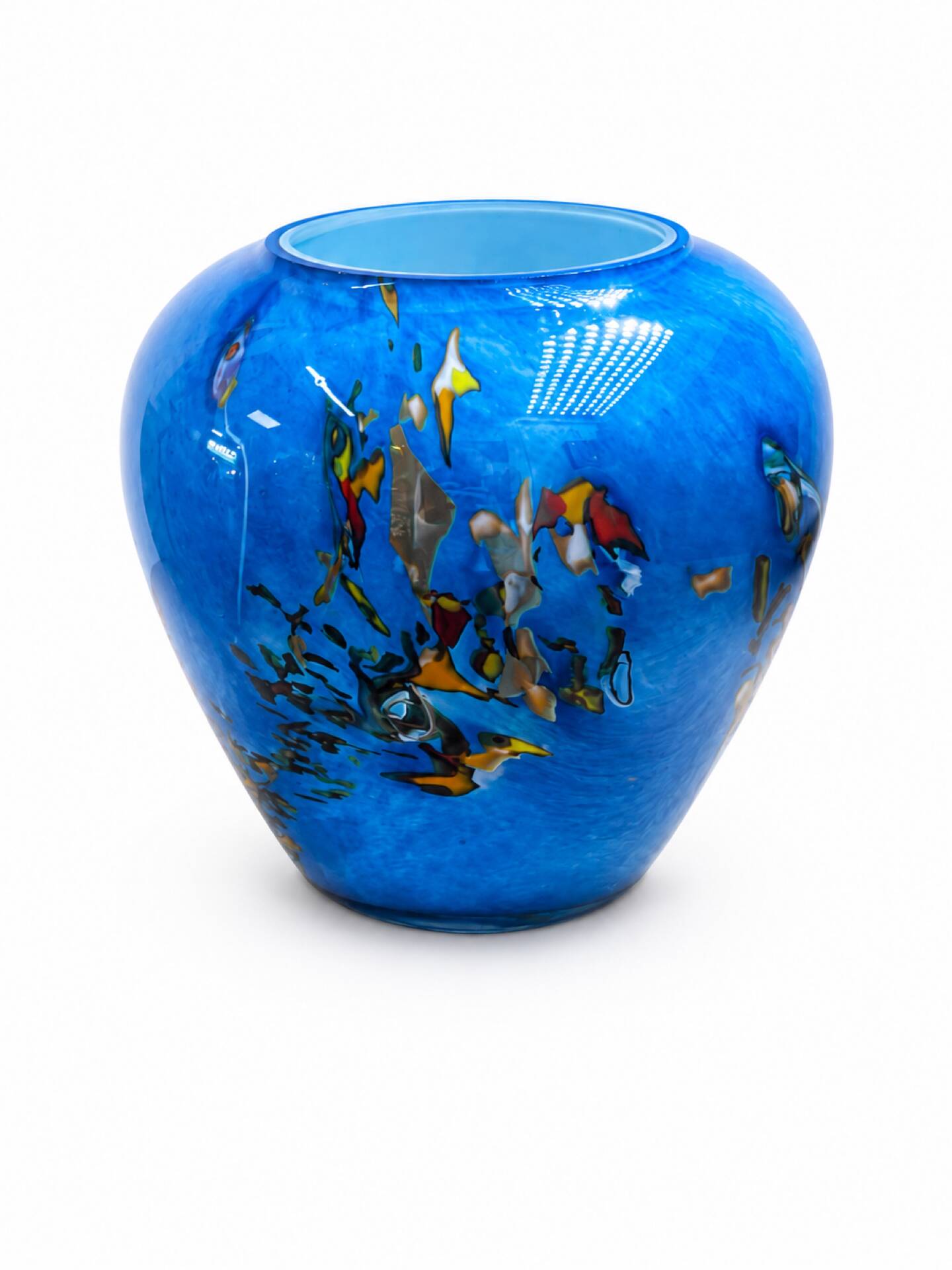 Multilayer glass vase signed - 2000