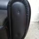 Luxury black Leather Armchair