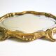 French bronze tray in Louis XV style with design