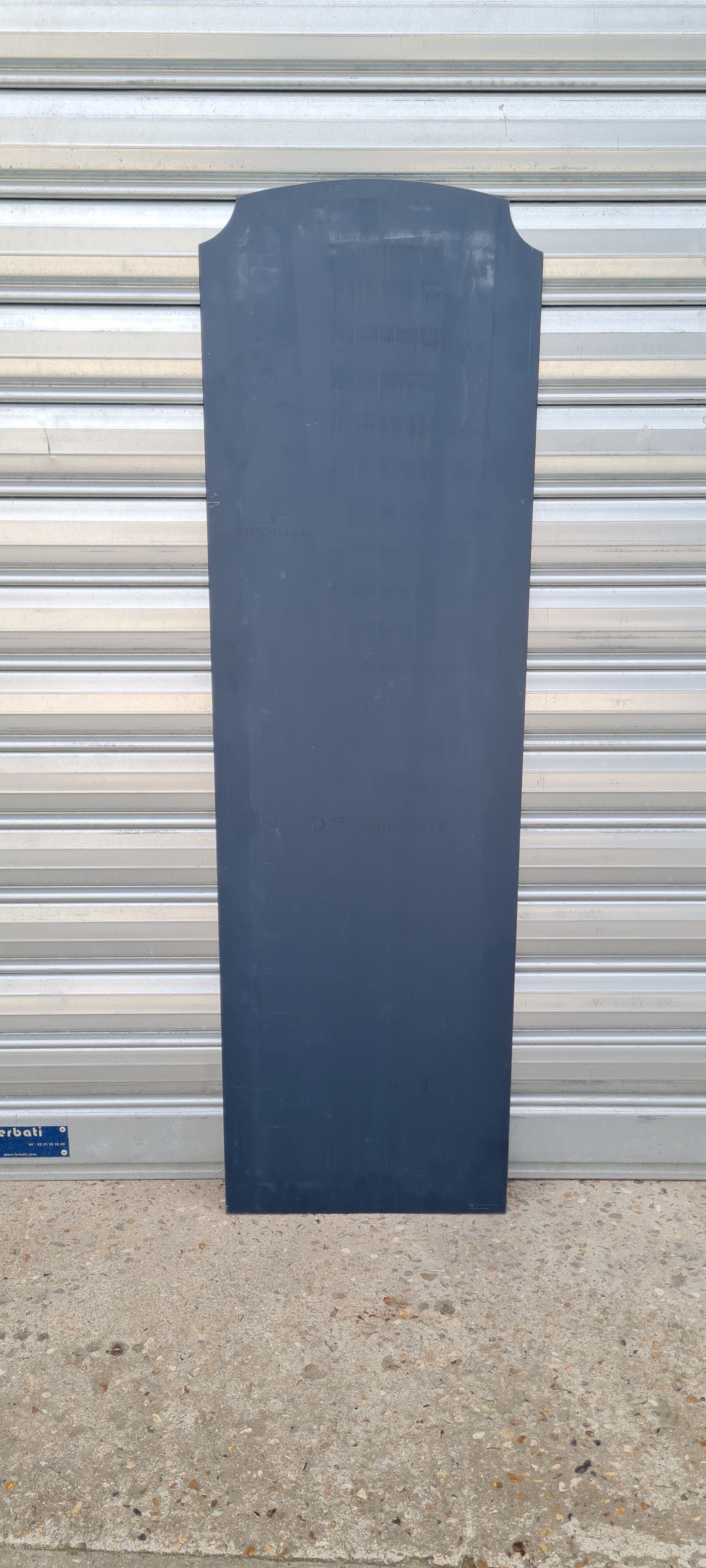 Art deco beveled mirror 42x142cm