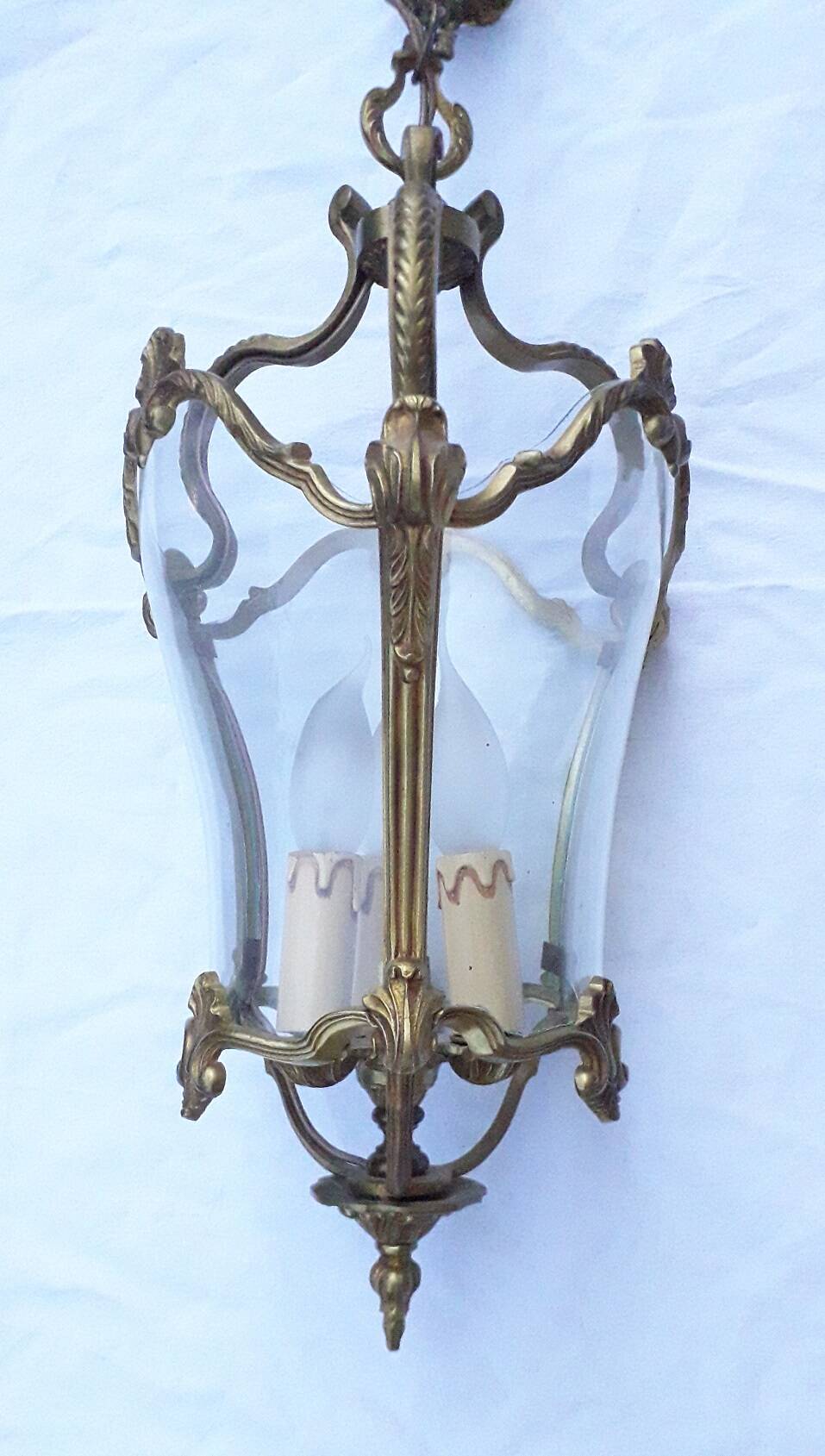 Bronze chandelier or pendant light