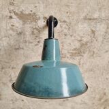 Old garden lamp vintage green wall lamp enamel