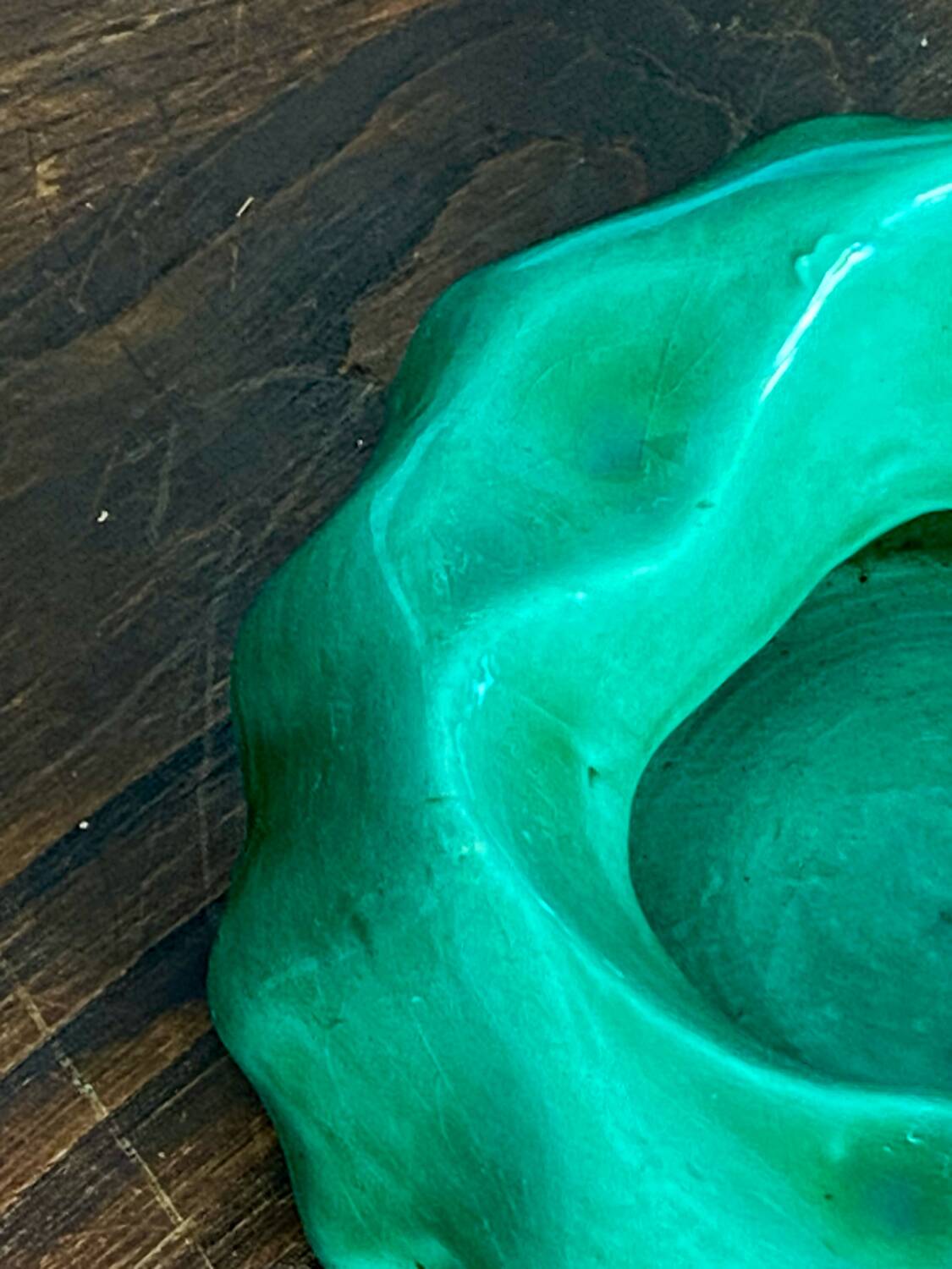 Ashtray, organic shape, Max LMB Paris, ceramic, 1950s