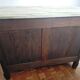 Commode Louis Philippe en acajou et plateau marbre