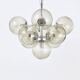 E. R. Nele Temde lustre atomic Sputnik chromé Space Age lampe suspendue tulipe