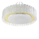 1 of 2 Stunning Murano Glass Tubes Ceiling Light by Doria, Germany, 1960s
