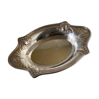 Silver metal basket or jatte WMF of Art Nouveau period