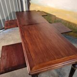 Large Louis XVI style mahogany table