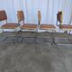 Set of 6 Vintage Cesca Chair by Bene Austria 1970s / Mid Century Chrome Din