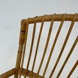 Vintage rattan chair by Dirk van Sliedregt Rohe Noordwolde 1960 in the Netherlands