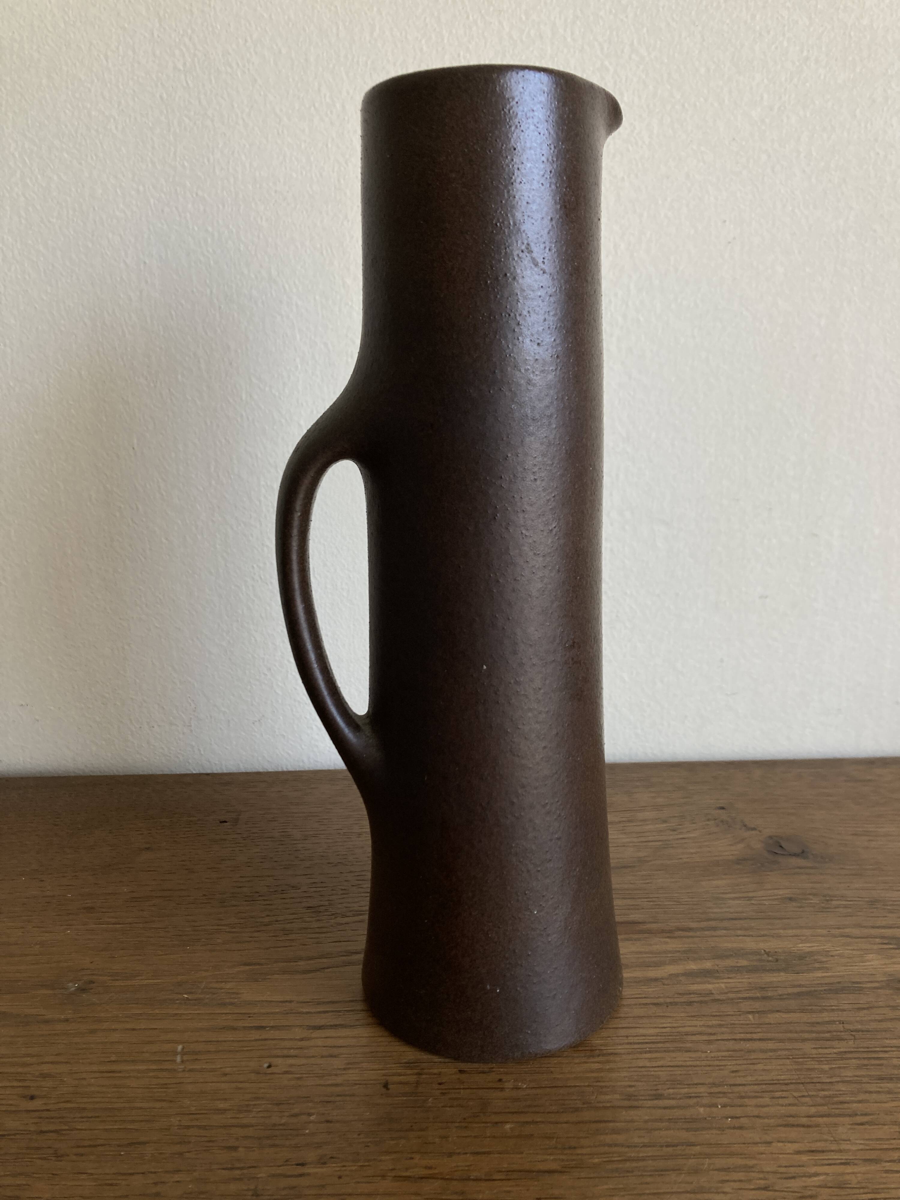 Céramique mid century en terre vernissée 1970