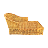Méridienne en osier vintage