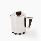 Garance Vallée for Monoprix. Chrome-plated metal and wood teapot