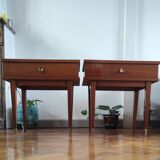 Vintage bedside table pair (1960s)