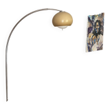 Arc floor lamp. 1970. Italy. Marble base.