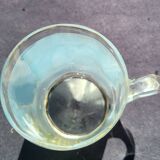 Old enameled blown glass cup