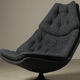 Fauteuil lounge Artifort F588 avec repose-pieds par Geoffrey Harcourt, 1967
