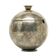 Mid-century modern sugar bowl, silver-plated brass, HEFRA, Poland, 1960s