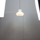 Mid-Century Italian Brass and Opaline Pendant Lamp