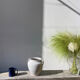 White ceramic flowerpot